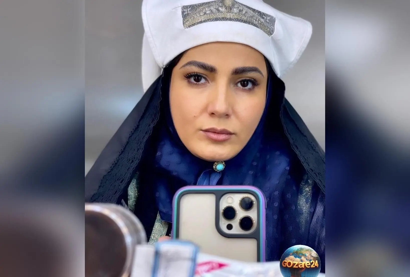 گریم قاجاری سمیرا حسن پور در سریال جیران + عکس‌های جدید و شباهت به زنان قاجاری