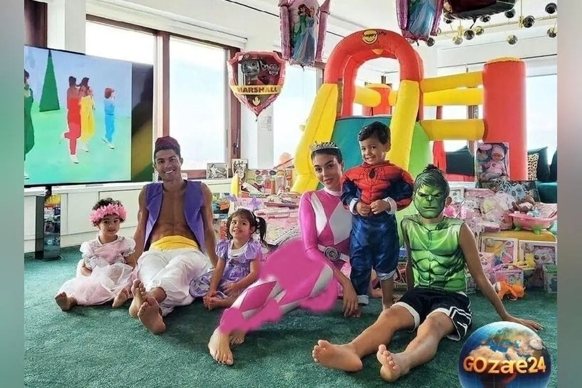 تصاویر جشن تولد لوکس و پُرنقش دوقلوهای رونالدو و جورجینا در مادرید + جزئیات و تصاویر جذاب