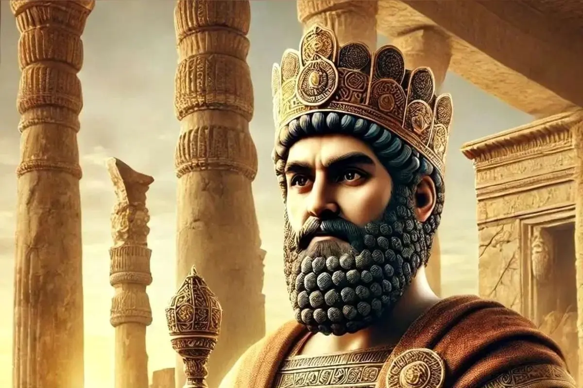 تصویر تاریخی کوروش کبیر بر سقف دادگاه نیویورک نماد عدالت و تاریخ باستان