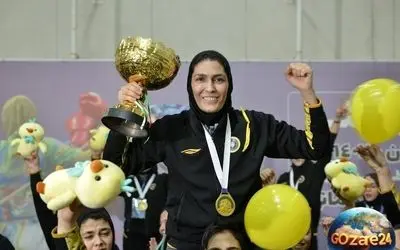 الهه منصوریان، ووشوکار قهرمان ایرانی، عروس شد و وارد دنیای سینما شد!