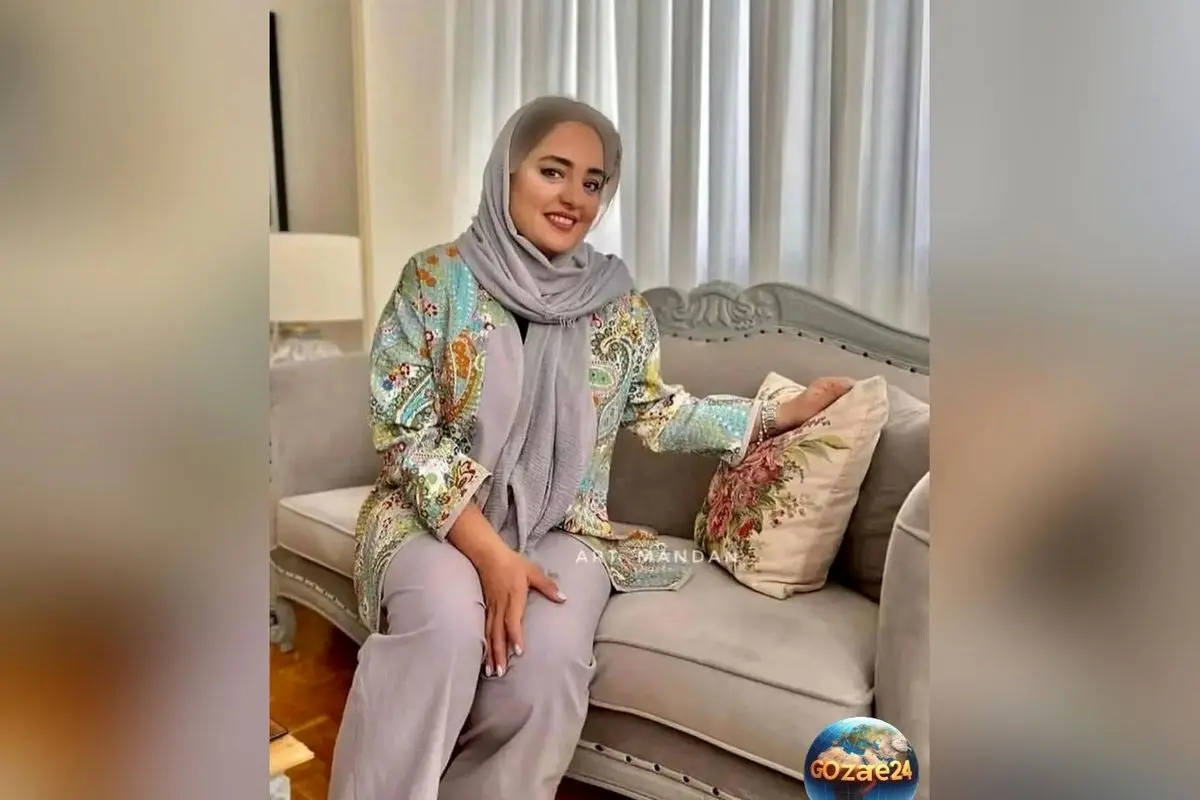 تصاویر لو رفته از منزل لوکس نرگس محمدی و علی اوجی | ترکیب گل‌های طبیعی، وسایل چوبی آنتیک و لوسترهای خاص برای دکوراسیون فوق‌العاده