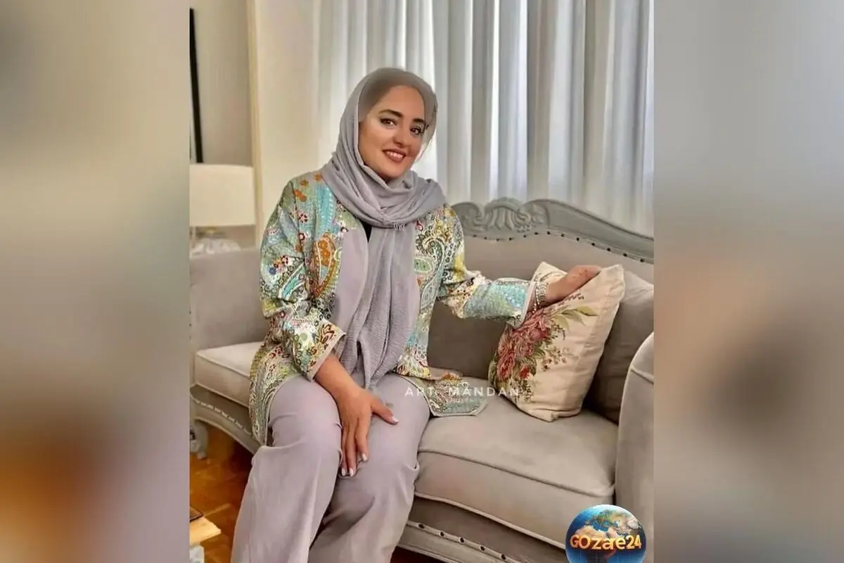 تصاویر لو رفته از منزل لوکس نرگس محمدی و علی اوجی | ترکیب گل‌های طبیعی، وسایل چوبی آنتیک و لوسترهای خاص برای دکوراسیون فوق‌العاده