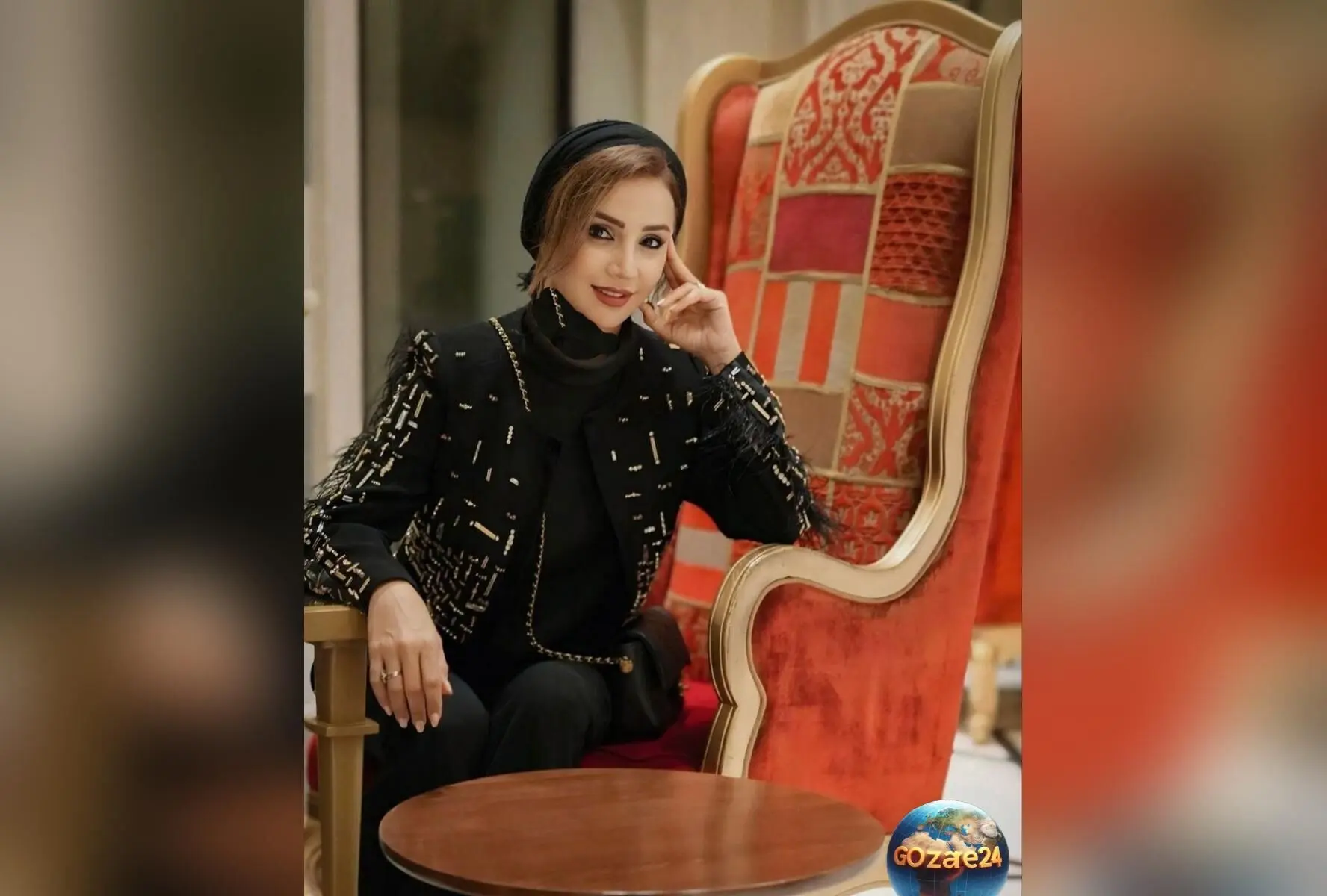 تصاویر و ویدیوهای داخلی خانه شبنم قلی‌خانی بازیگر دبی‌نشین سریال آنام | دکوراسیون مدرن و لوکس با مبلمان عناب رنگ، پارتیشن چوبی و آشپزخانه عروس‌پسند