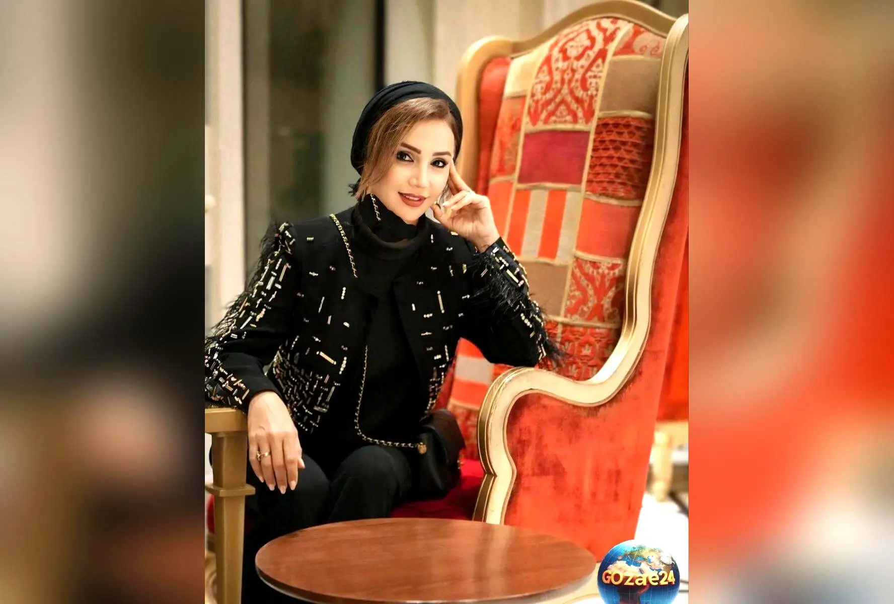 تصاویر و ویدیوهای داخلی خانه شبنم قلی‌خانی بازیگر دبی‌نشین سریال آنام | دکوراسیون مدرن و لوکس با مبلمان عناب رنگ، پارتیشن چوبی و آشپزخانه عروس‌پسند