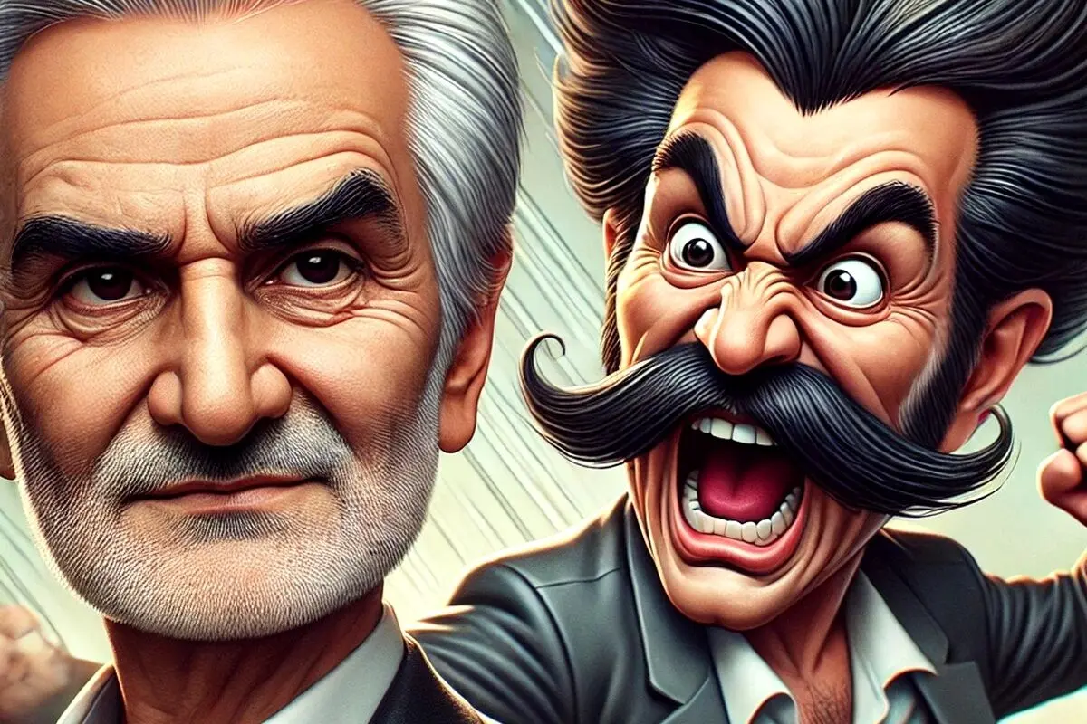مهران مدیری با یک حرکت تماشایی، بهنام بانی را غافلگیر کرد! + فیلم