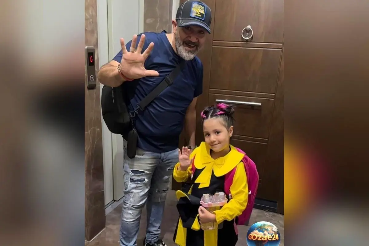 حس خوب مهران غفوریان هنگام گذراندن لحظات عاشقانه با دخترش هانا در اینستاگرام