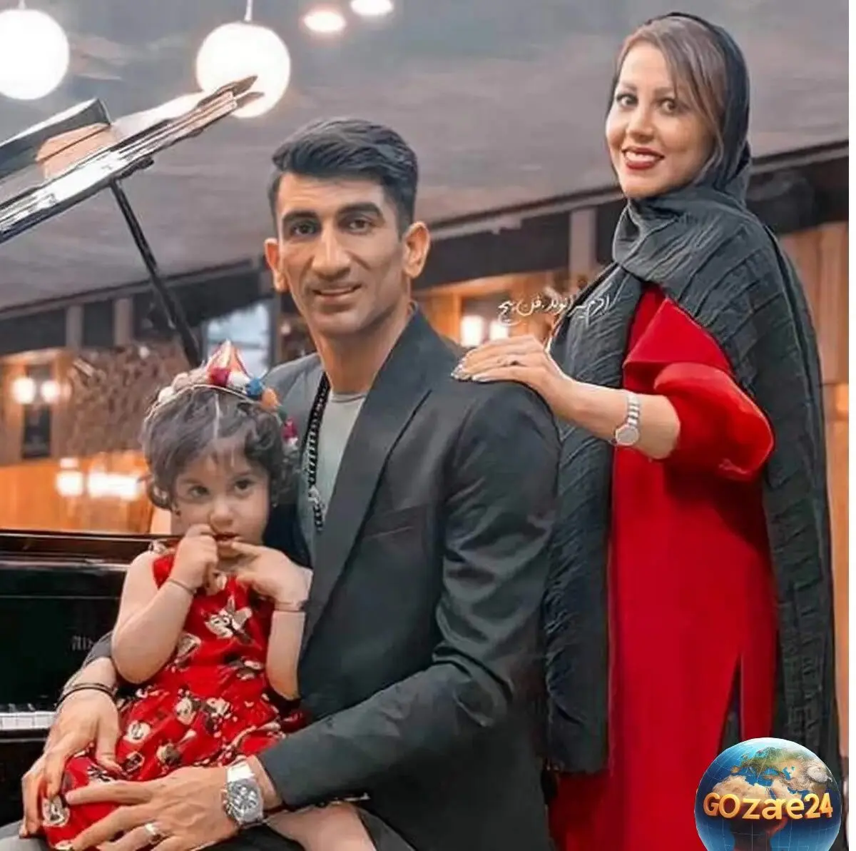 حیاط سرسبز و دلنشین خانه علیرضا بیرانوند، نماد آرامش و سادگی زندگی خانوادگی