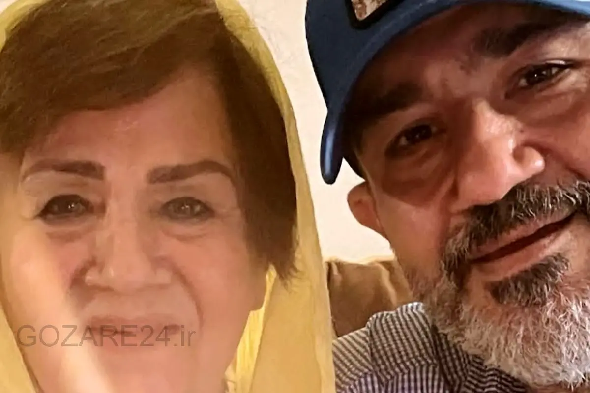 تصویر مادر پسری مهران غفوریان در روز مادر و تبریک این روز