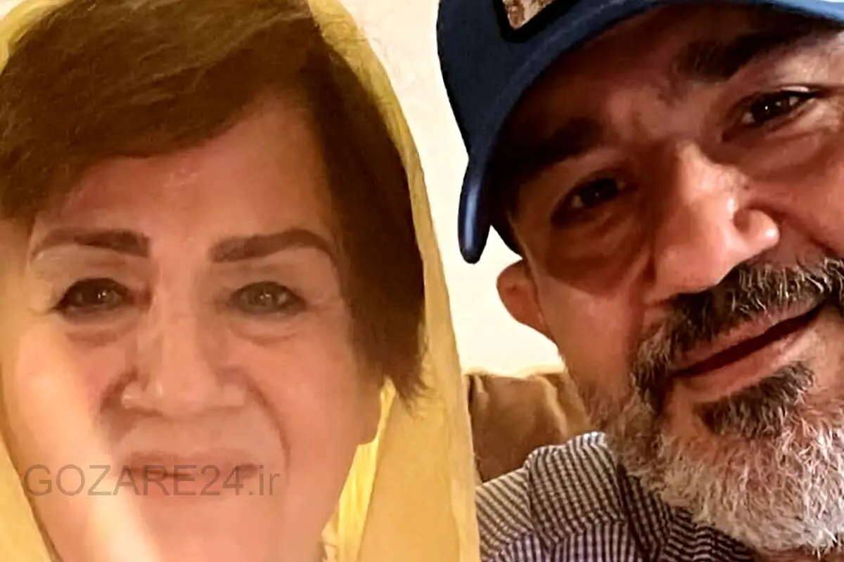 تصویر مادر پسری مهران غفوریان در روز مادر و تبریک این روز