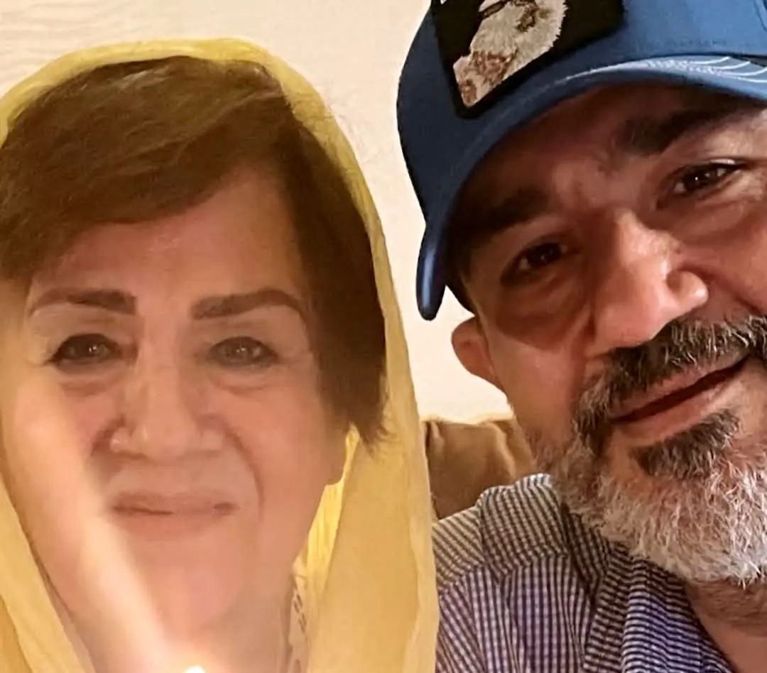 تصویر مادر پسری مهران غفوریان در روز مادر و تبریک این روز