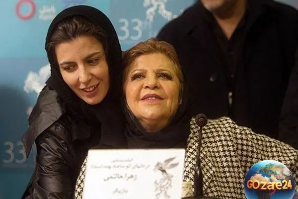تصاویر آخرین لحظات و وداع خانواده لیلا حاتمی با زری خوشکام، مادر بازیگر پیشکسوت سینما