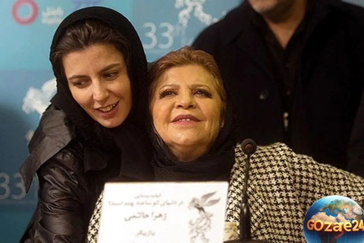 تصاویر آخرین لحظات و وداع خانواده لیلا حاتمی با زری خوشکام، مادر بازیگر پیشکسوت سینما