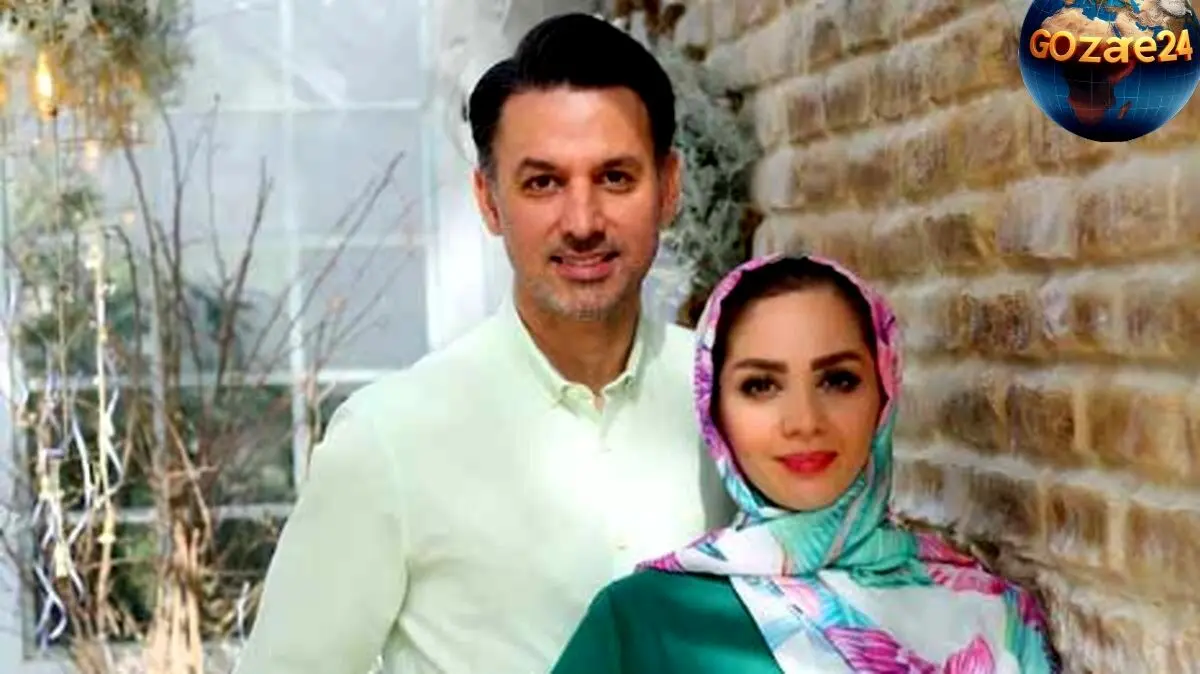 تصویر کیک تولد خلاقانه مبینا نصیری و همسرش مهدی توتونچی؛ مجری محبوب با طراحی دو بعدی و حضور ویژه آقای مجری