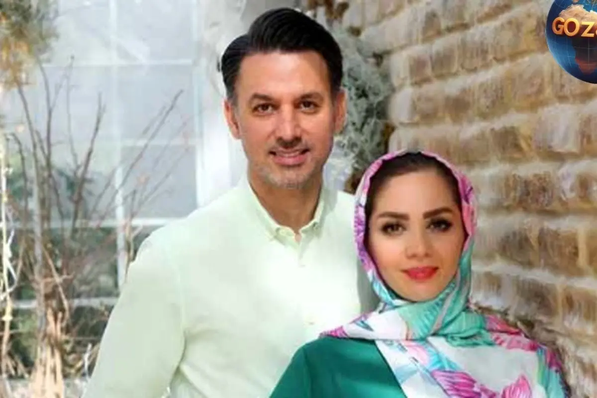 تصویر کیک تولد خلاقانه مبینا نصیری و همسرش مهدی توتونچی؛ مجری محبوب با طراحی دو بعدی و حضور ویژه آقای مجری