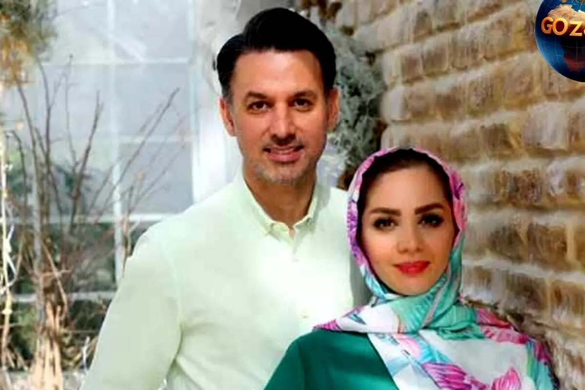 تصویر کیک تولد خلاقانه مبینا نصیری و همسرش مهدی توتونچی؛ مجری محبوب با طراحی دو بعدی و حضور ویژه آقای مجری