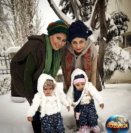 تصاویر خلاقانه یکتا ناصر و خواهرش نیکتا در دوران بارداری تا تولد فرزندانشان | لحظات خاص خانواده در قاب عکس