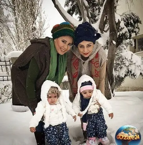 تصاویر خلاقانه یکتا ناصر و خواهرش نیکتا در دوران بارداری تا تولد فرزندانشان | لحظات خاص خانواده در قاب عکس