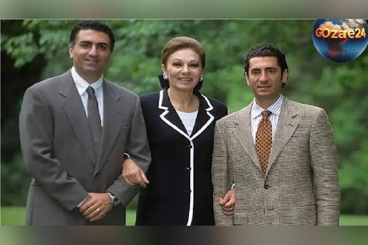 تصویر نادر از علیرضا پهلوی، پسر کوچک آخرین شاه ایران، در کنار مادرش فرح دیبا پس از تبعید سال ۱۳۶۰