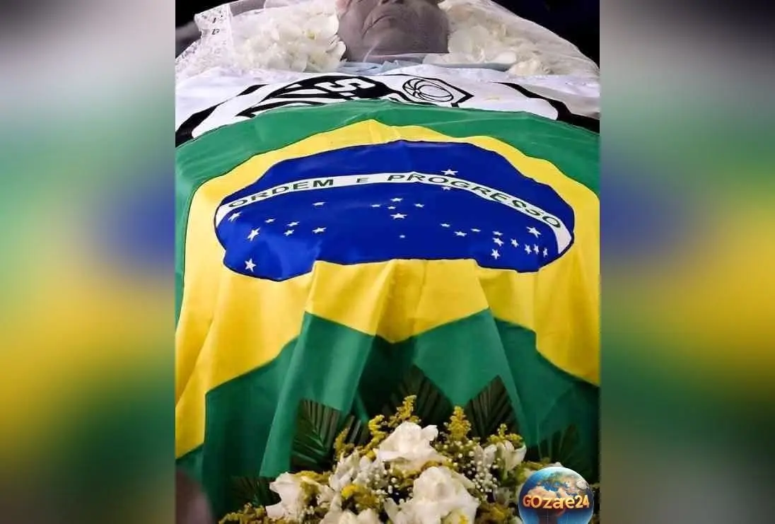 مقبره 14 طبقه پله در برزیل، نماد جاودانگی اسطوره فوتبال با تابوت طلایی و چمن مصنوعی