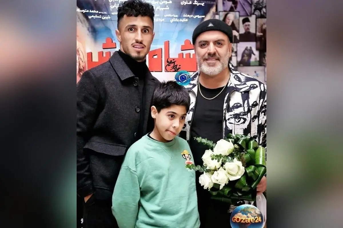 بازیکنان پرسپولیس در زنگ تفریح با هنرنمایی بهرنگ علوی در شاه نقش و حضور همسرانشان + عکس