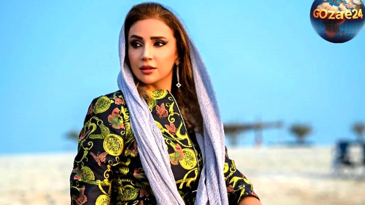 شبنم قلی‌خانی در سفر به جزیره هرمز با پوشش سنتی و مناظر طبیعی رنگارنگ