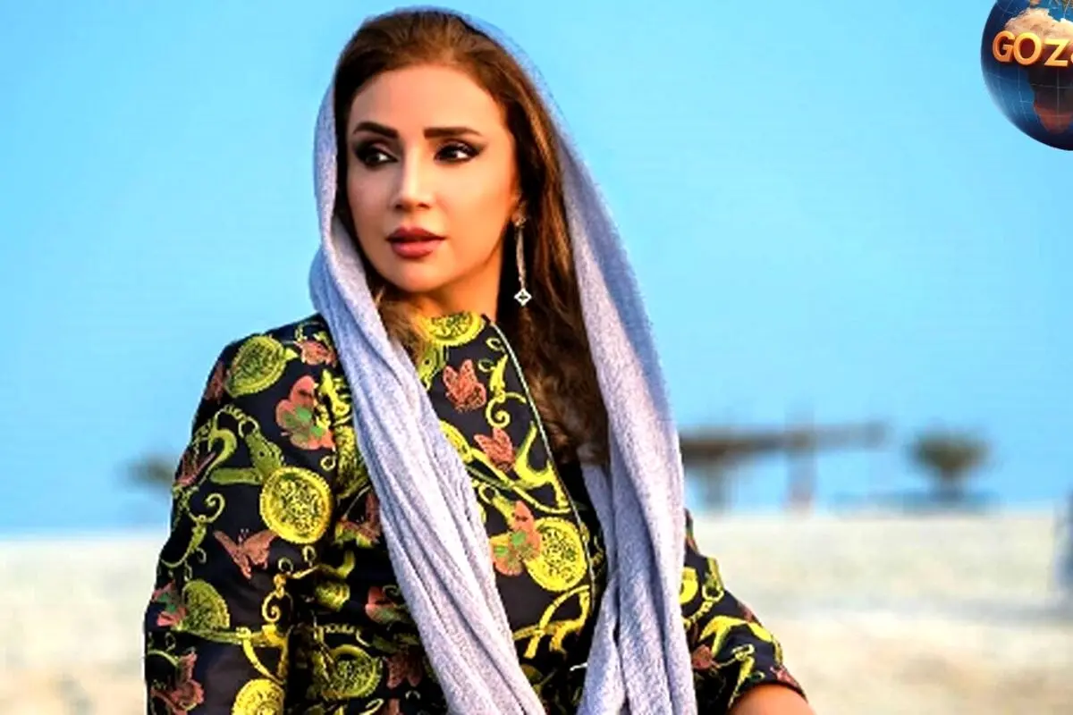 شبنم قلی‌خانی در سفر به جزیره هرمز با پوشش سنتی و مناظر طبیعی رنگارنگ