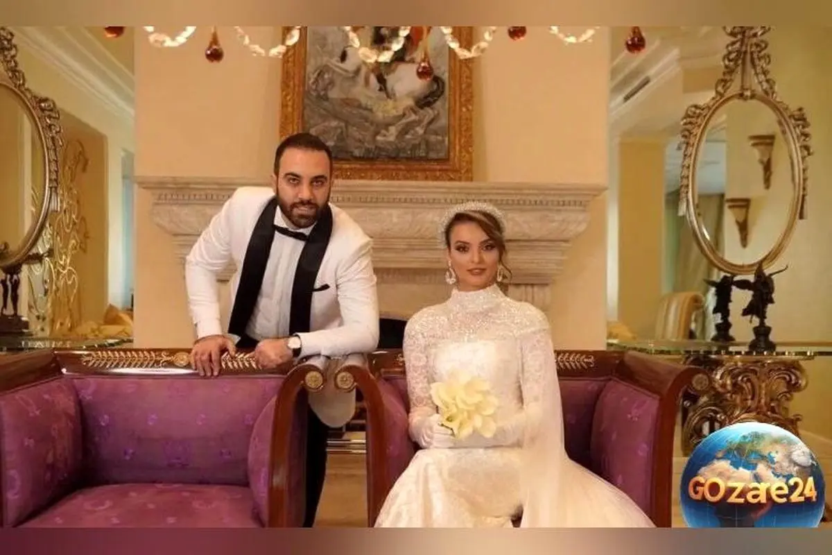 نیلوفر پارسا با لباسهای شاهانه و اروپایی در مراسم عقد و عروسیاش + تصاویر شیک و جذاب