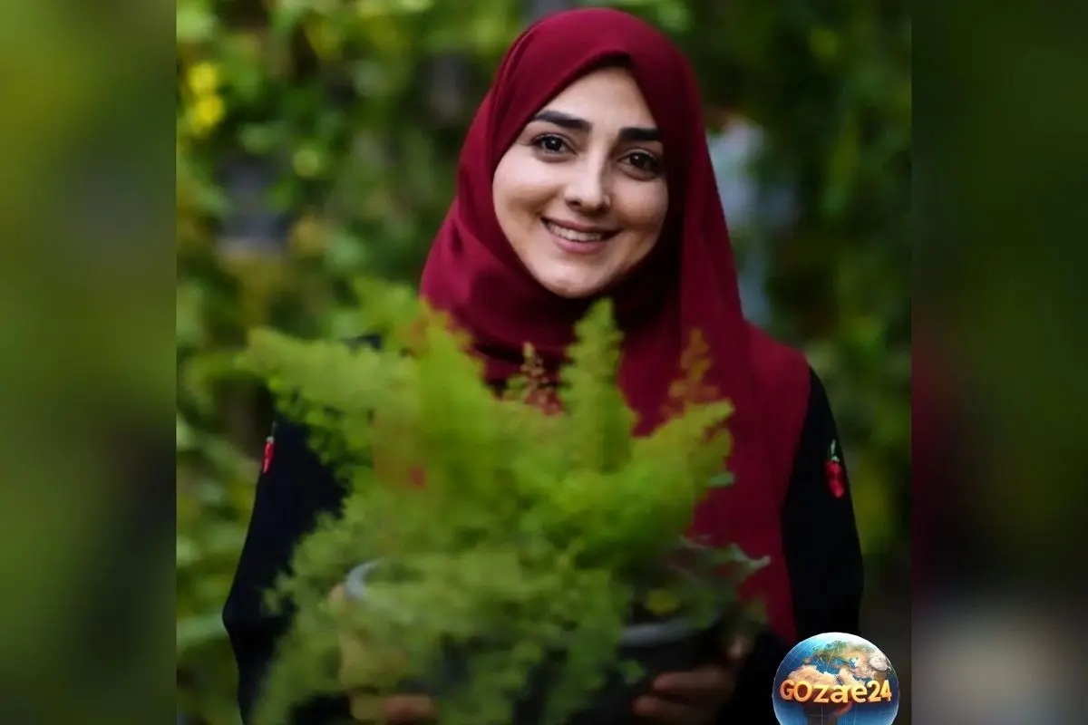مانتوی تابستانی دخترانه با طرح توت فرنگی ستاره سادات قطبی در ویلای تهران + عکسهای جذاب و استایل بینظیر خانم مجری