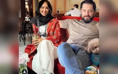 دکوراسیون اتاق پسر بهرام رادان و مینا مختاری با تم برّه؛ ست پرده و روبالشی شیک و جذاب برای فضای کودکانه