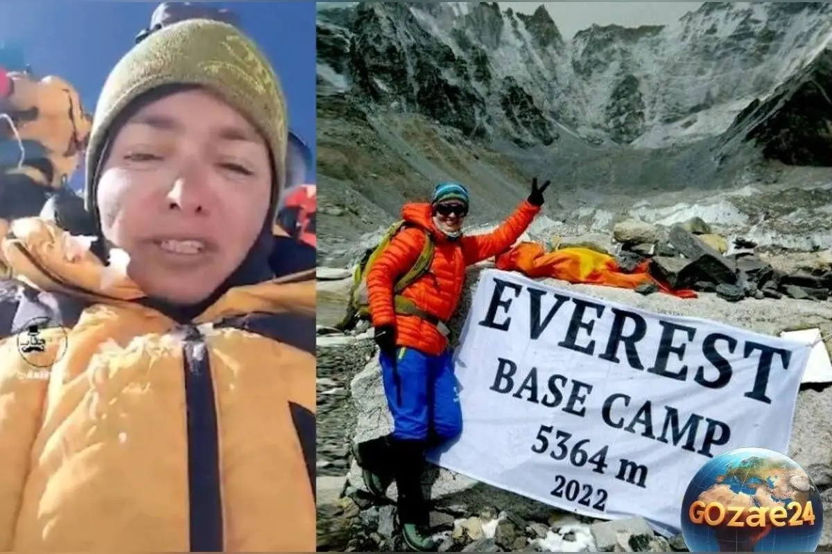 عکس بانوی هیمالیانورد ایرانی افسانه حسامی فرد روی قله اورست؛ قهرمانی در اوج جهان و الهام‌بخشی برای همه