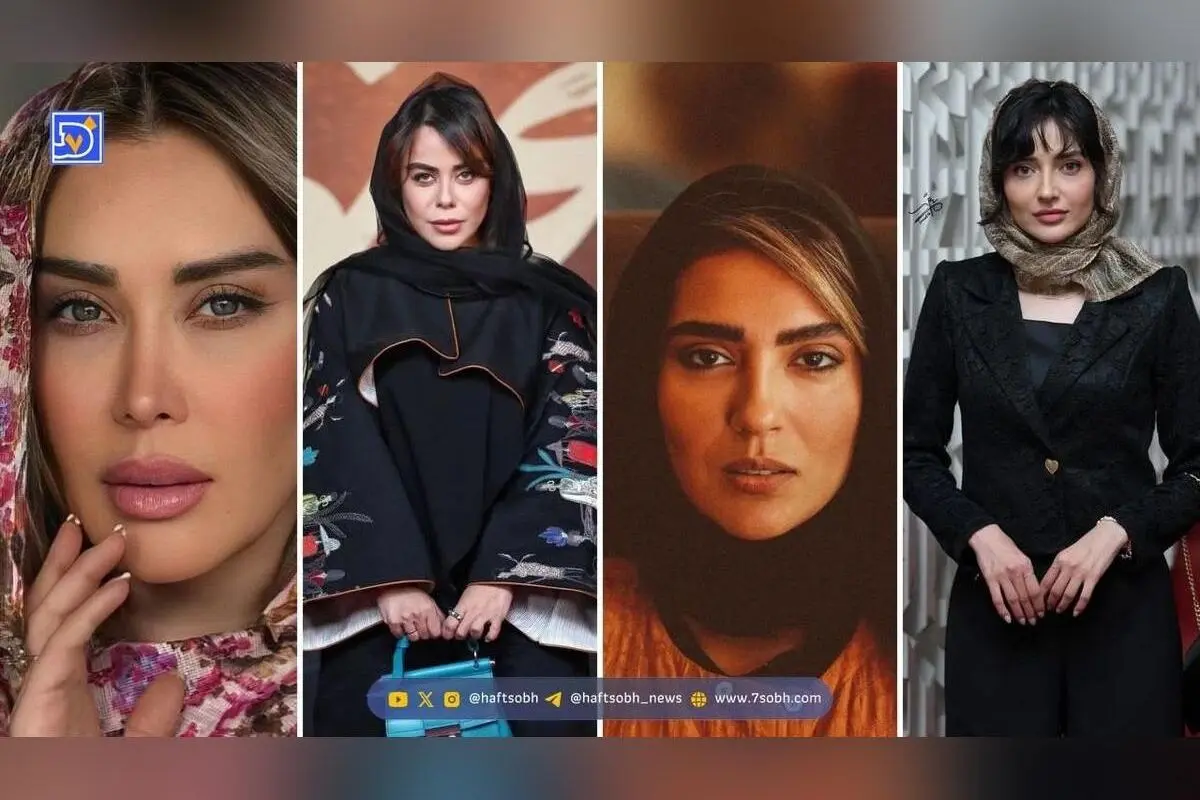 اکران فیلم «مجنون» و آشنایی با خانواده مونا کرمی و سارا منجزی‌پور همسر علیزاده در قاب سینما