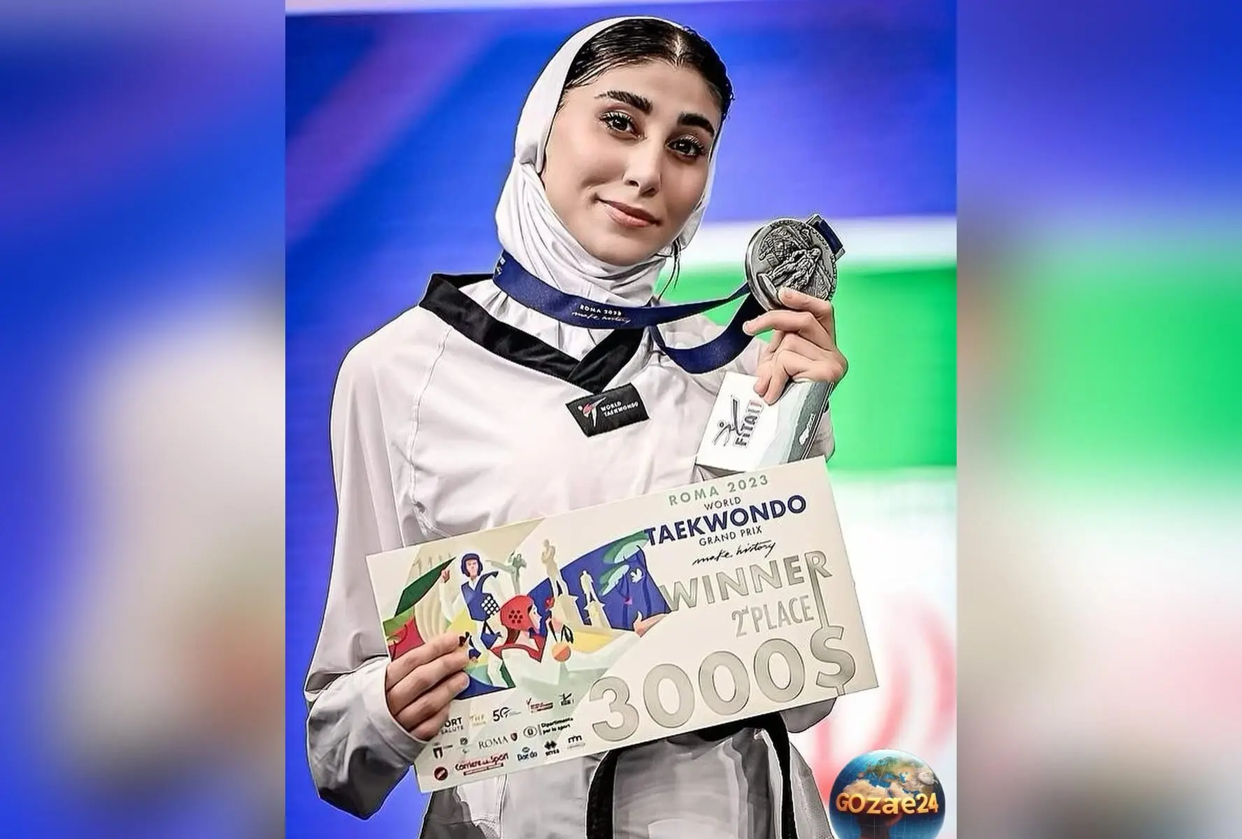 نگاهی به استایل و تیپ دانشجویی ناهید کیانی قهرمان المپیک تکواندو در روز دانشجو