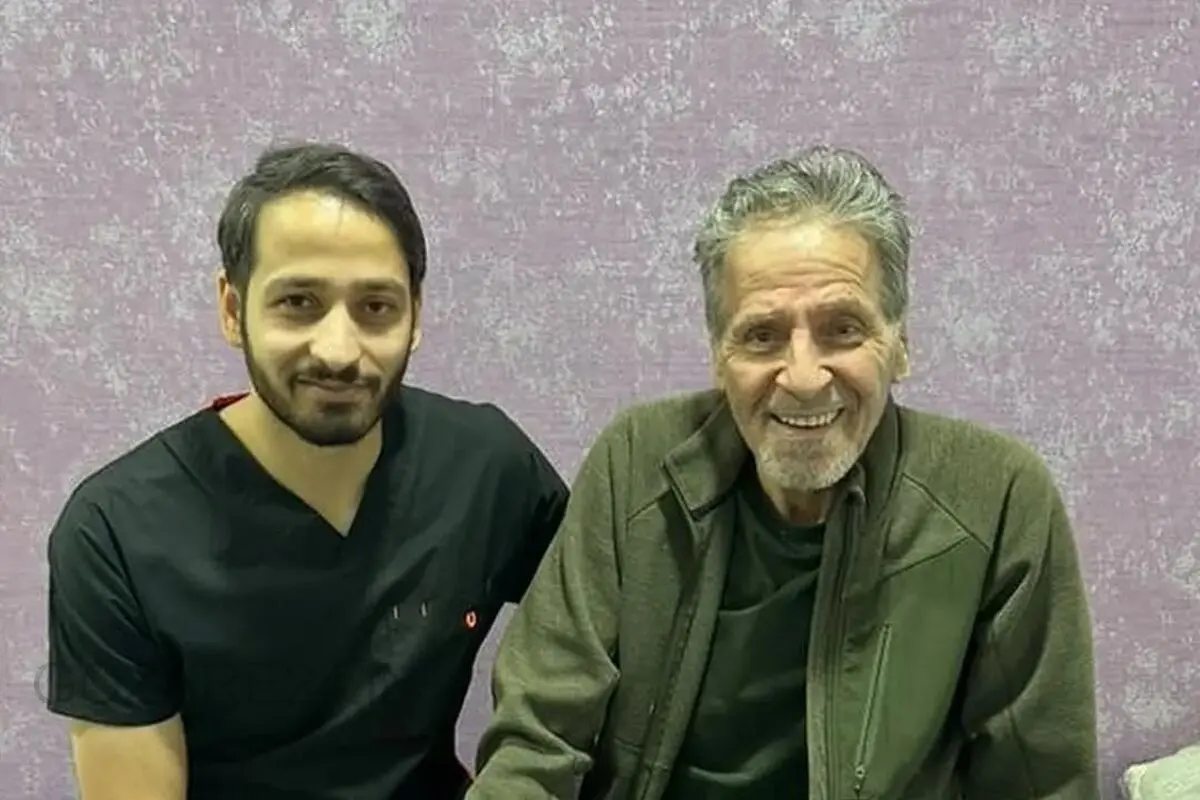 تصویری جدید از ابوالفضل پورعرب در حال درمان