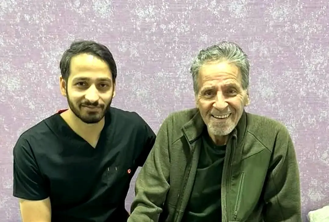 تصویری جدید از ابوالفضل پورعرب در حال درمان
