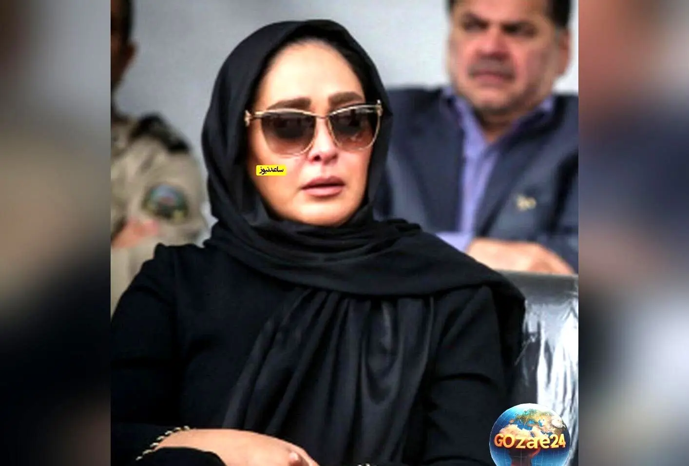 الهام حمیدی در بهشت زهرا با چشمان خونین و اشک؛ ماجرای غم‌انگیز و دل‌خراش
