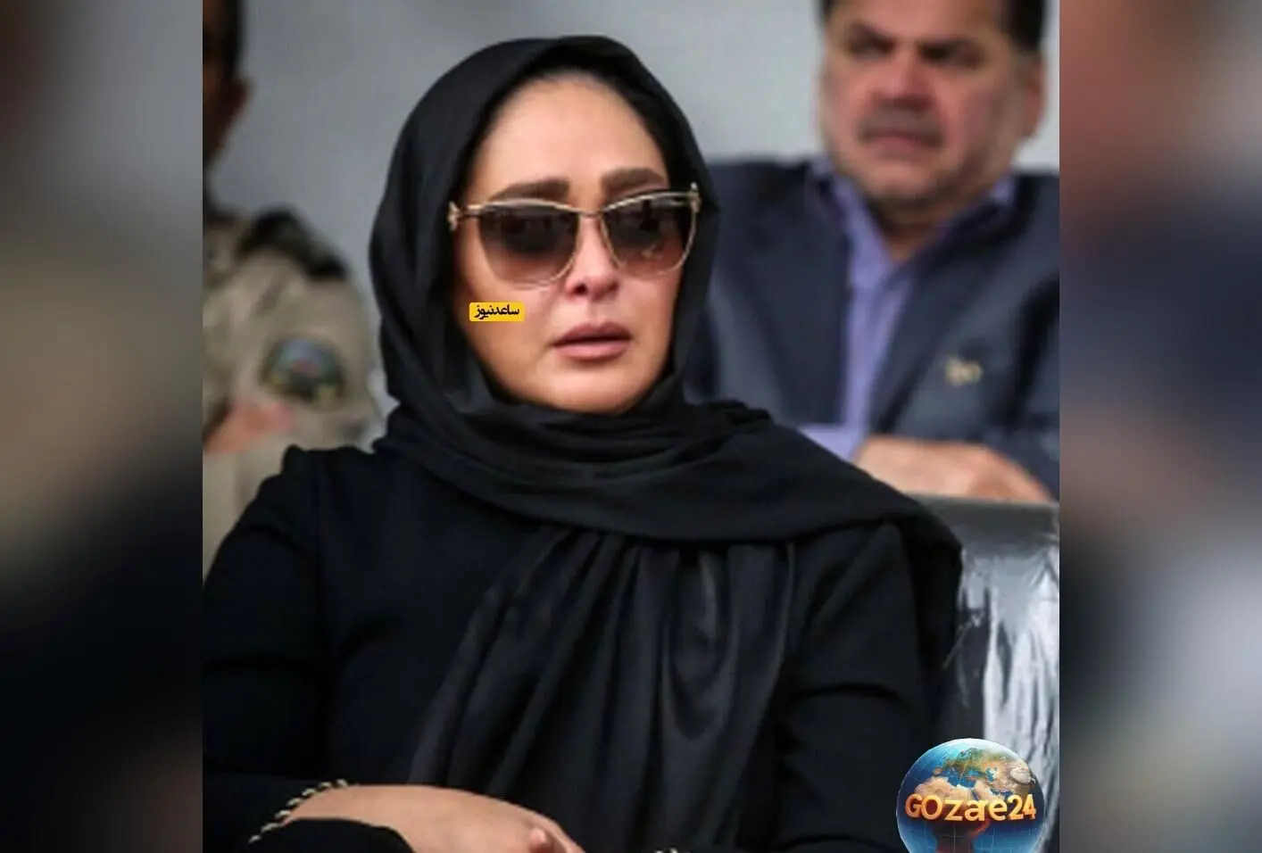 الهام حمیدی در بهشت زهرا با چشمان خونین و اشک؛ ماجرای غم‌انگیز و دل‌خراش