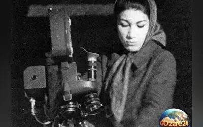 تصویر سنگ قبر شکسته و مرمت شده فروغ فرخزاد | یادبودی از شاعر بزرگ ایران