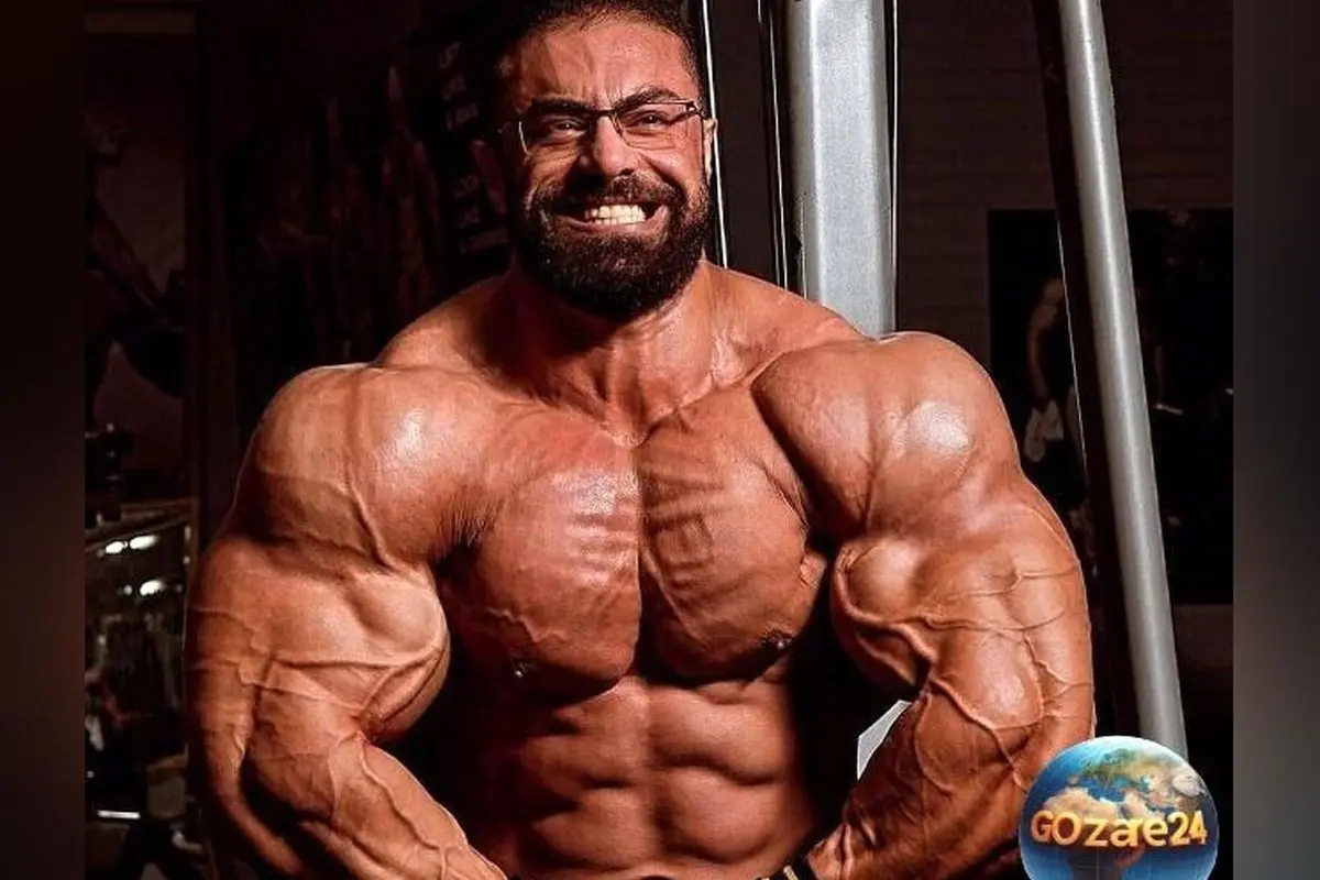 جشن تولد متفاوت بهروز تابانی، غول بدنسازی ایران؛ میوه‌های قاچ شده، کیک شکلاتی و لحظه‌های خاص در خانه او