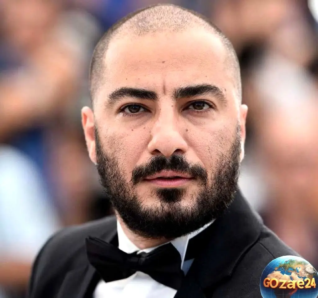تیپ جنجالی و عجیب نوید محمدزاده در جشنواره تئاتر دانشگاهی با کیف بزرگ + عکس
