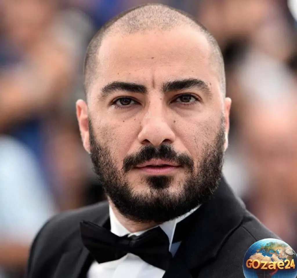 تیپ جنجالی و عجیب نوید محمدزاده در جشنواره تئاتر دانشگاهی با کیف بزرگ + عکس