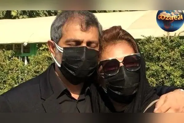 عکس از مزار مشترک پدر و همسر نسرین مقانلو در بهشت زهرای تهران | یاد و خاطره‌ای جاودان