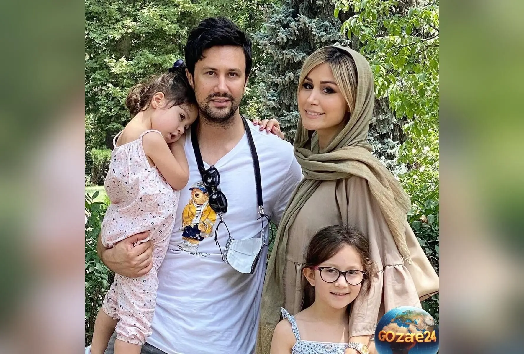 چالش بامزه و دیدنی شاهرخ استخری و همسرش سپیده بزمی‌پور در استوری اینستاگرام + تصاویر خانوادگی