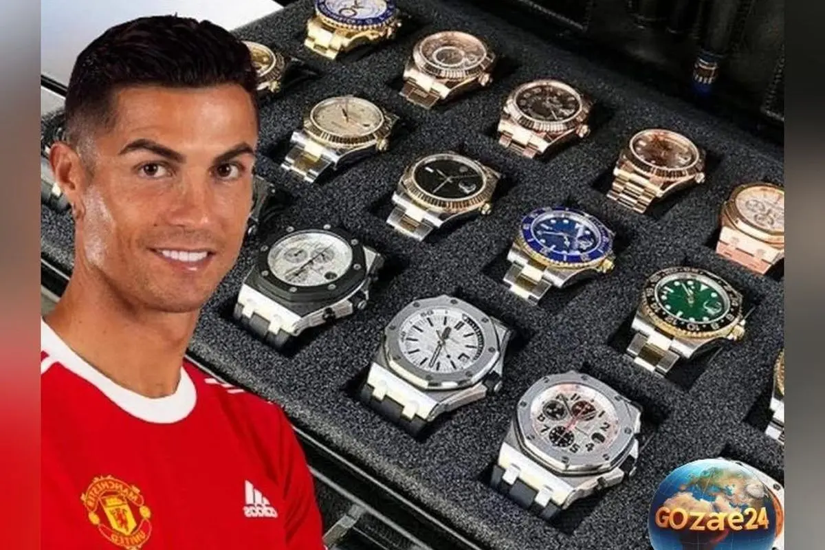 ساعت میلیاردی رونالدو با طلای سفید و الماس‌های گران‌قیمت؛ نماد لوکس و شکوه ابرستاره فوتبال