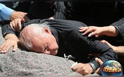 تصاویر غمزده هادی حجازی‌فر و پاشا رستمی در مراسم تشییع حسام محمودی؛ وداع با بازیگر جوان و محبوب سینما و تلویزیون