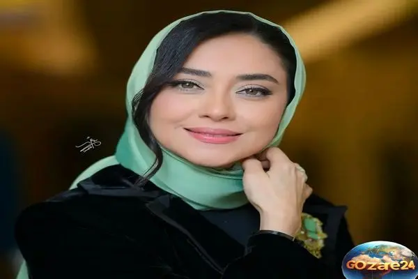 بهاره کیان افشار با استایل مشکی و مجلسی در کنار پیام امیدبخش: نماد مهربانی و تجدید حیات