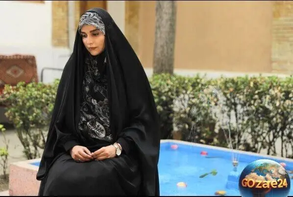 نگاهی به حیاط خانه پدری مژده لواسانی در روز برفی و دلتنگی خانم مجری به گرمای تابستان