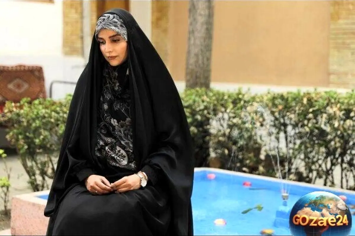 نگاهی به حیاط خانه پدری مژده لواسانی در روز برفی و دلتنگی خانم مجری به گرمای تابستان