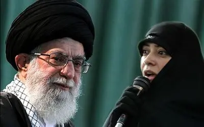 هدیه خاص رهبر معظم انقلاب به الهام چرخنده و تأکید بر اهمیت حجاب و تقوا در مسیر انقلاب