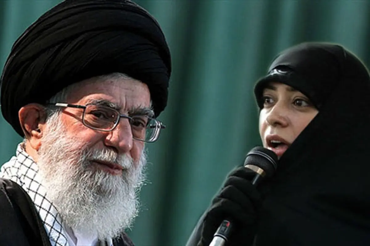 هدیه خاص رهبر معظم انقلاب به الهام چرخنده و تأکید بر اهمیت حجاب و تقوا در مسیر انقلاب