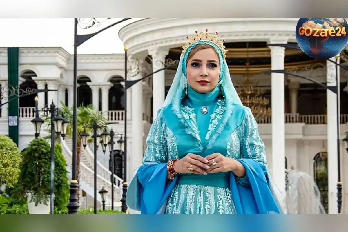 شبنم قلی‌خانی با تغییر چهره و لباس ملکه‌ای طلایی در سریال آنام + عکس جدید